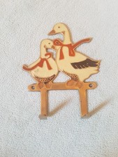 Kleiderhaken tier gänse motiv - kleiderhaken,