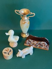 Onyx Stein Figur Ente Gans