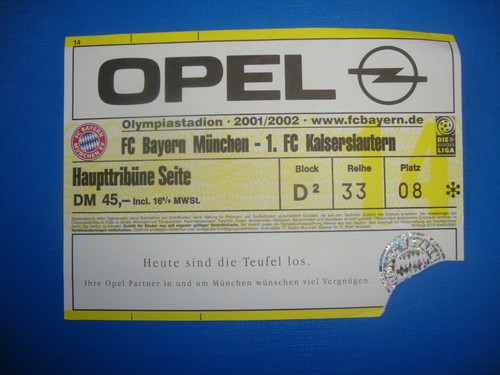 Ticket fc bayern - 01/02,