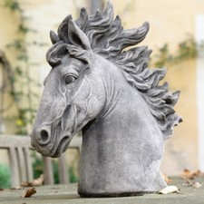 GARTENFIGUR PFERDEBÜSTE