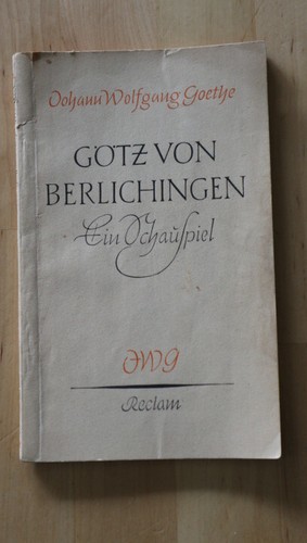 Johann wolfgang goethe götz - goethe,