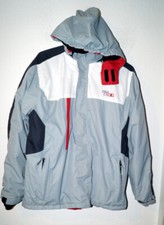 graue Skijacke Gr.158/164