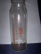 Alte 220 gr. DDR Babyflasche Nuckelflasche Milchflasche guter Zustand