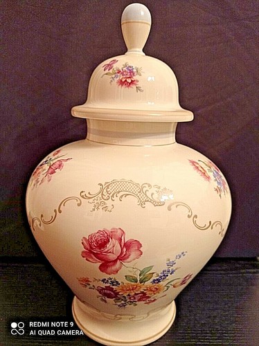 Weimar porzellan vase deckel - ,