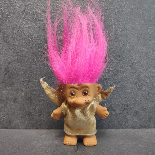 Troll 90er mit goldenem - goldenem, kleid