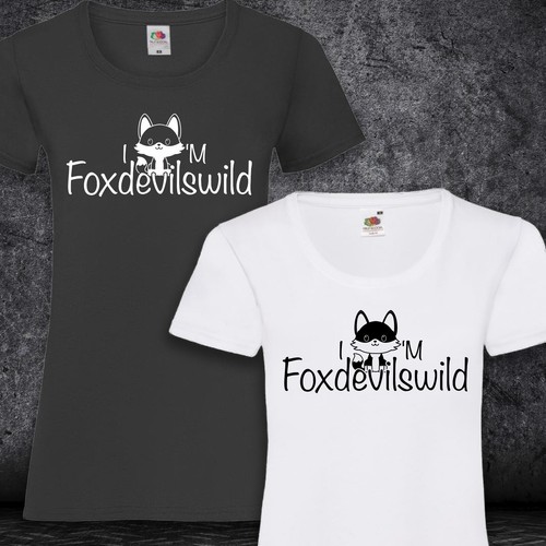 Shirt foxdevilswild fun - t-shirt,