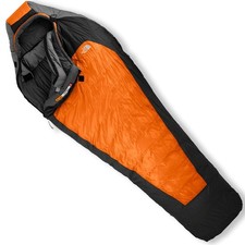 The North Face Tundra LG Schlafsack Winter Polarguard Inferno Orange 190cm Right