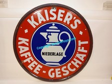 Emailschild Kaisers Kaffee