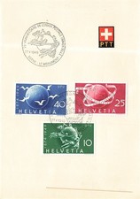 743227) Schweiz PTT Faltblatt