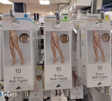 Primark Karamell 5 Paar matte