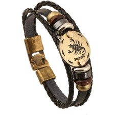 Lederarmband Sternzeichen