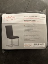 2er-Set Stretch-Stuhlhusse mit Lehne 