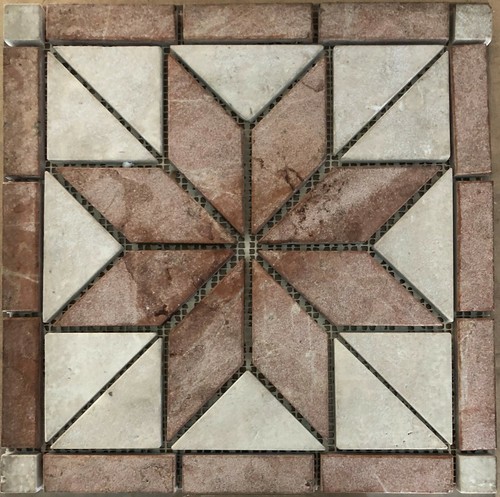 Naturstein rosone antik marmor - rosone,