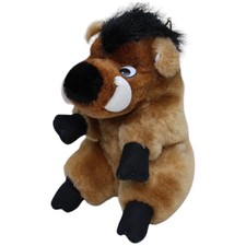 Vintage Seneca Herzl, sitzendes Wildschwein Kuscheltier 15cm Gebraucht Wildschwe