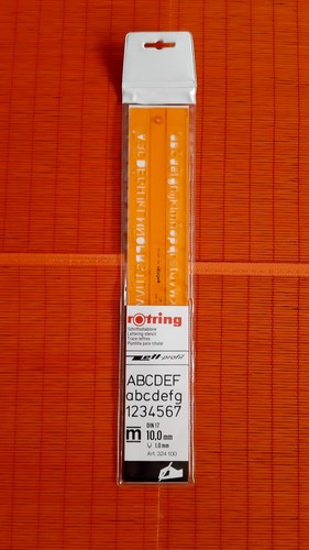 Rotring schriftschablone - rotring,