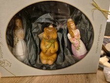 Lauscha Glas Märchenfiguren Schneeweißen und Rosenrot  von Krebs