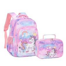 2-tlg. Einhorn Schulrucksack