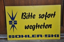 Altes Blechschild 60er