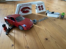 Playmobil Porsche mit Werkstatt 