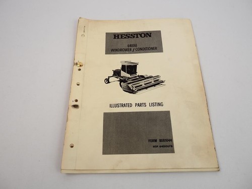 Hesston 6400u windrower - hesston,