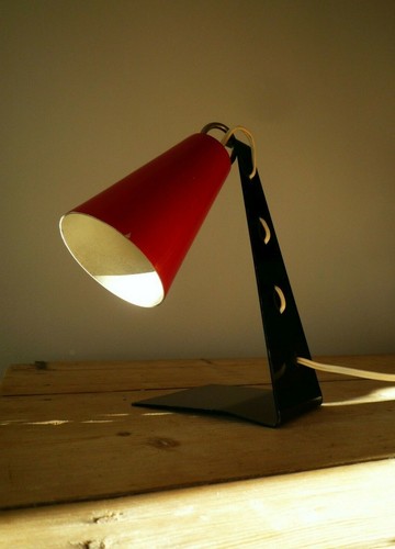50er 60er kalmar lampe - j.,