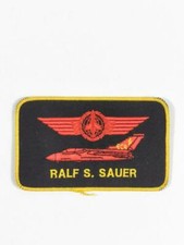 Bundeswehr, Luftwaffe, Namensschild Tornado Pilot "ECR", Jagdbombergeschwader 32