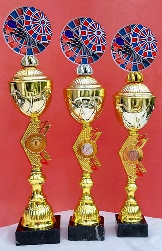 Große 3er serie acryl pokale - 3er,