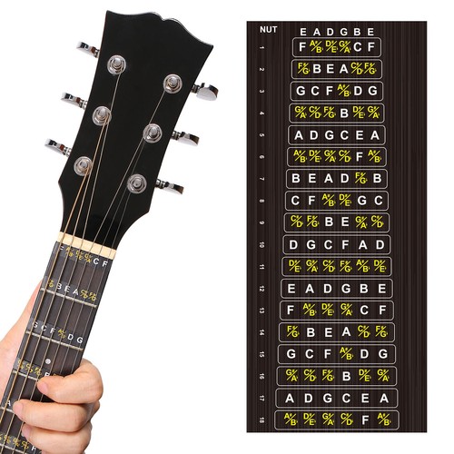 Gitarre griffbrett aufkleber - gitarre,