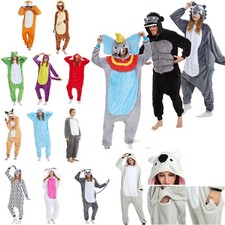 Unisex Erwachsene Kigurumi Tierfigur Kostüm 1Onesie1 Pyjama Einteiler Cosplay