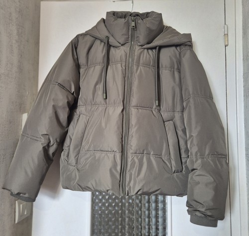 Zara kurz daunenjacke - daunenjacke, grau