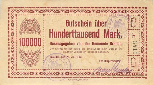 Bracht gemeinde 100 tausend - bracht,