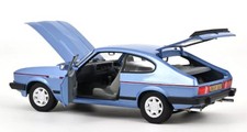 FORD CAPRI 2.8I INJECTION 1984 PARIS BLUE METALLIC 1:18 Norev 