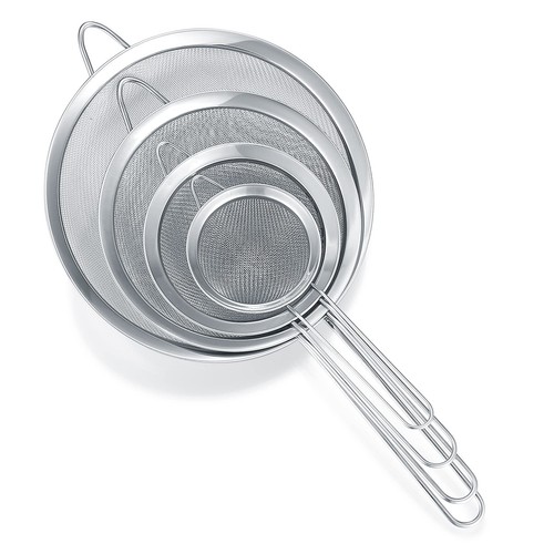 Küchensieb edelstahl set - küchensieb,
