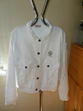 Tredy Jeans Jacke weiß Gr. Gr. 3 (44/46) - NEU