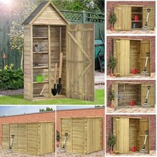 XXL Geräteschuppen Holz Gerätehaus Gartenhaus Haus Schuppen Tool Shed 36 -315 cm