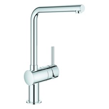 GROHE Minta Einhand-Spültischbatterie, L-Auslauf, 31375000, Farbe: Chrom