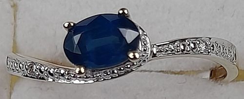 Ring gold 333 diamant0 010ct - 333/-, diamant0,010ct