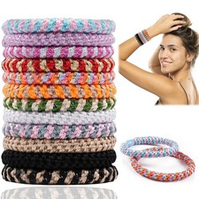 Haargummi,12 Stück Farbige Haarbänder,Haargummi für Kknekki,Hochwertiges El