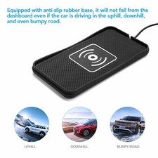 15W Auto Wireless Charger Handy Ladematte KFZ Automatisch Induktion Ladegerät