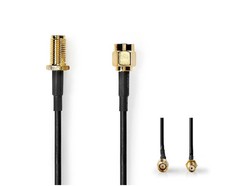 SMA Kabel 50Ω 5m RP-SMA männlich CSGL02010BK50 NEDIS