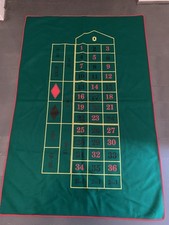Roulette Tuch Casino Spiel Renzo Stoff Tuch Ca 150 Cm X 100 Cm