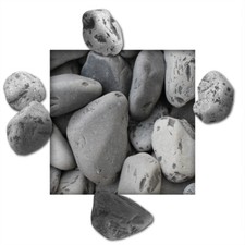 Marmorkies Schwarz Gartenkies