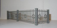 Modellbau Gartenzaun Metallzaunoptik  Spur G 1:22,5 Diorama Feldbahn