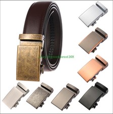 Neue Retro Herren Ratchet Gürtel Automatik Leder Gürtel Anzug Jeans breit Belts