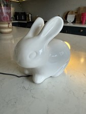 Hase Kaninchen Lampe weiß