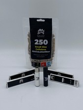 Kailar Cellulose Slim Aktivkohlefilter ø 6mm 250 St. ungebl + 4x Papier o. 1Feu.