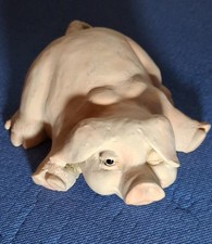 Dekofigur schwein liegendes - dekofigur, schwein,liegendes