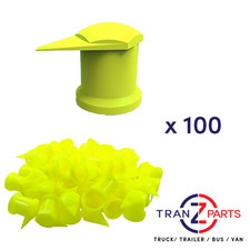 32MM GELB UNIVERSAL RADMUTTER BLINKER LANGE REICHWEITE DUSTITE LKW/ANHÄNGER X100