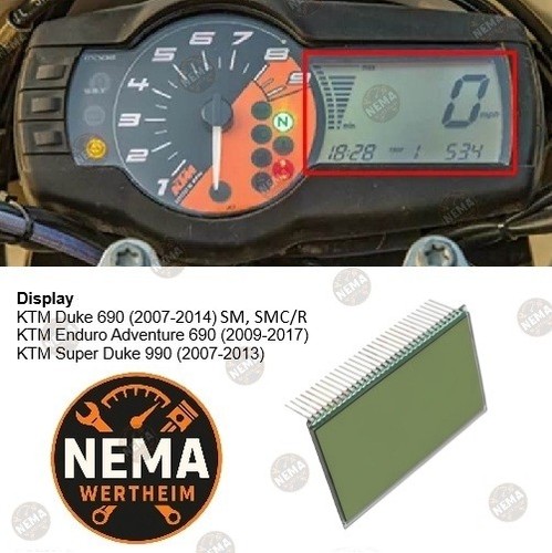Ktm tacho display lcd cluster - display,