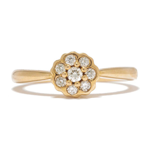 Ring mit diamanten aus - aus, 585er